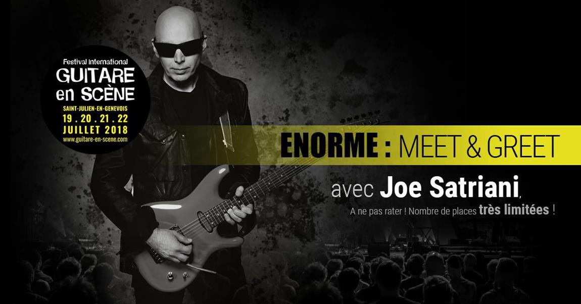 Meet and Greet : Joe Satriani