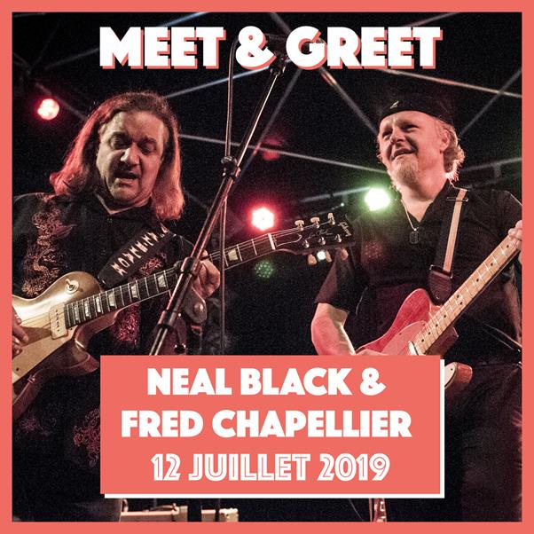 Jeu concours Meet & Greet : Neal Black & Fred Chapellier