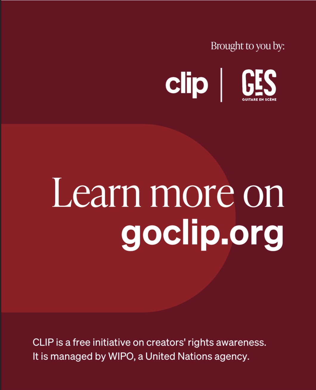 GES soutient l’accompagnement des artistes avec CLIP