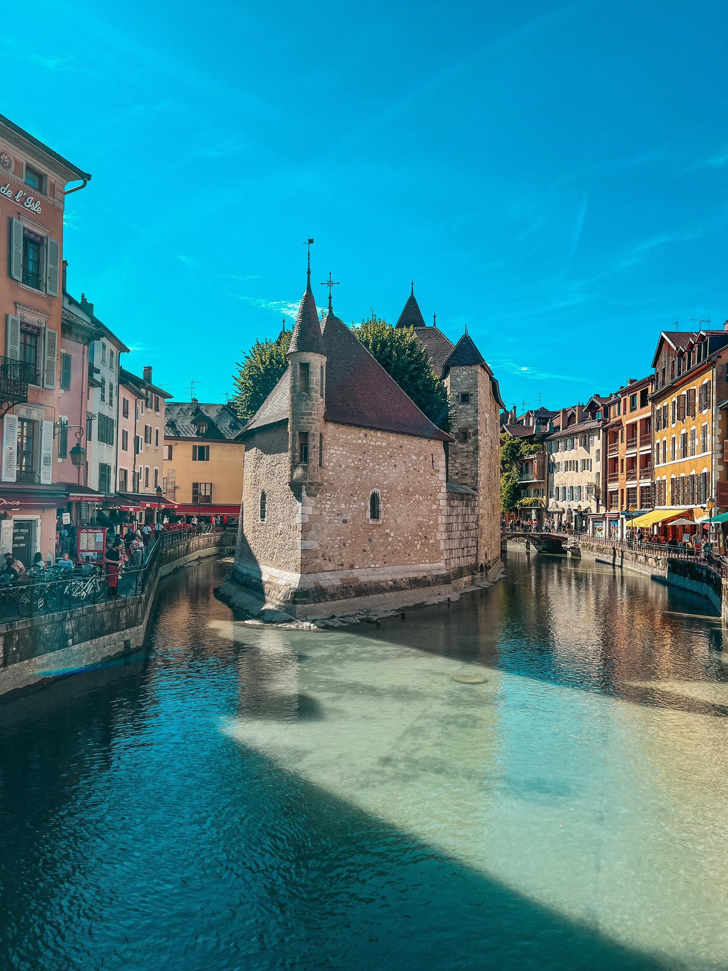 Le palais de l'île d'Annecy